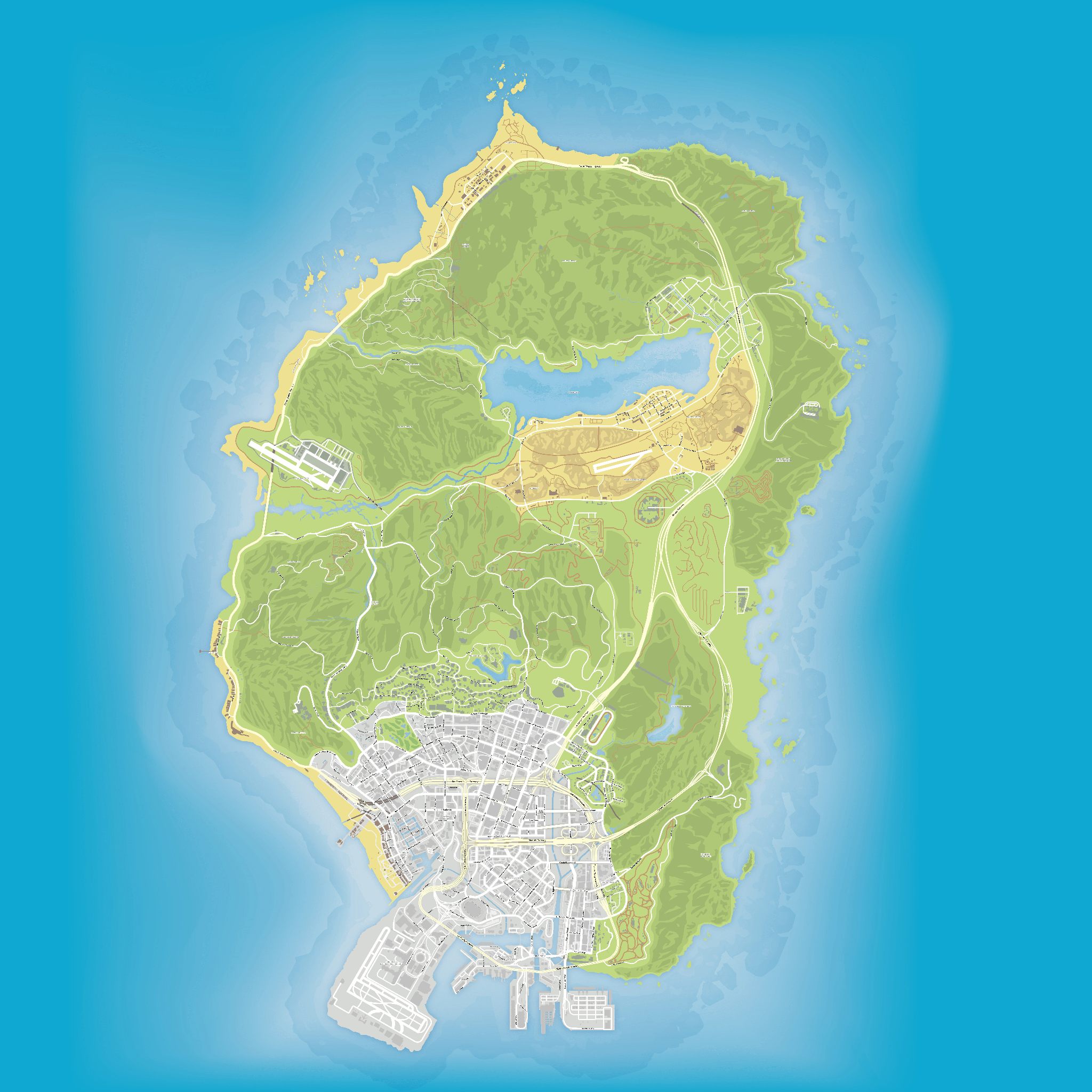 Carte de San Andreas